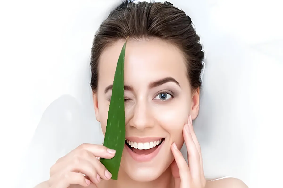 درمان لک صورت با آلوئه ورا