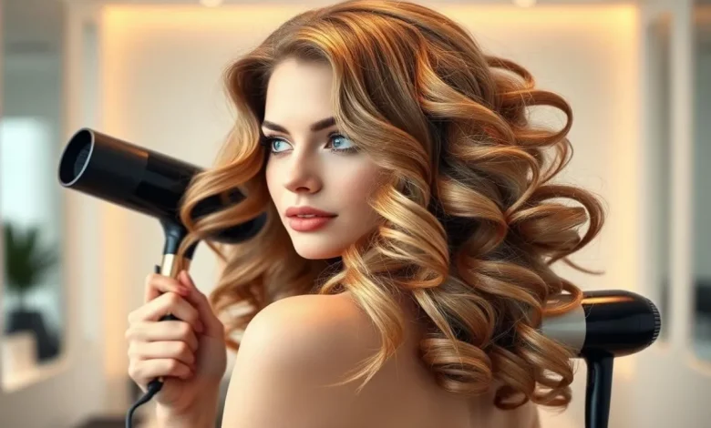 فر کردن آرایشگاهی مو با سشوار به همراه روش‌ها