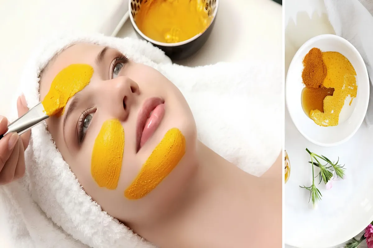 ماسک زردچوبه و عسل