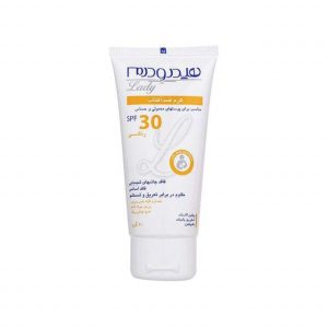 کرم ضد آفتاب رنگی هیدرودرم مدل Normal & Sensitive skins SPF30 وزن 50 گرم - رنگ طبیعی