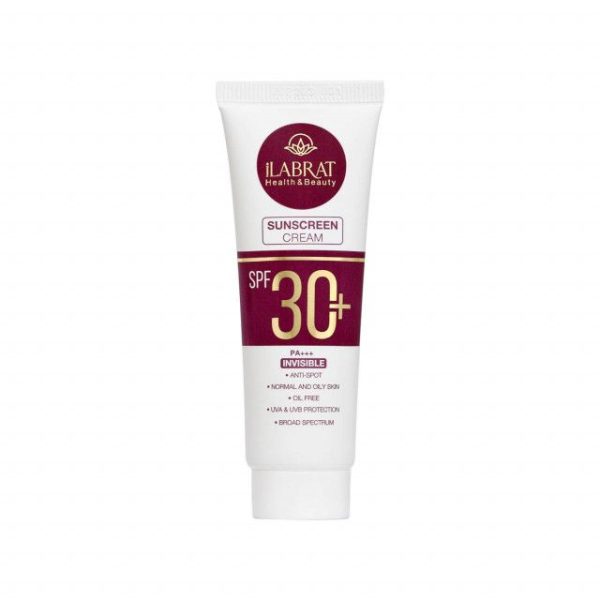 کرم ضد آفتاب و ضد لک فاقد چربی SPF 30 ایلابرت مناسب پوست های نرمال و چرب حجم 40 میلی لیتر - بی رنگ