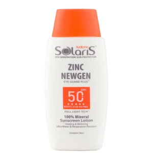 لوسیون ضد آفتاب فیزیکال آردن مدل Zinc Newgen +SPF50 حجم 100 میلی لیتر
