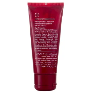 کرم ضد آفتاب رنگ متوسط لافارر پوست چرب و آکنه دار با SPF40 حجم 40 میلی لیتر