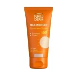 کرم ضد آفتاب فاقد چربی نئودرم مدل Highly Protective Max Tinted SPF50 مناسب پوست چرب و مختلط حجم 50 میلی لیتر - بژ تیره