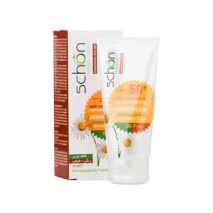 کرم ضد آفتاب فاقد چربی SPF 50 شون مناسب پوست چرب حجم 50 میلی لیتر - رنگ طبیعی