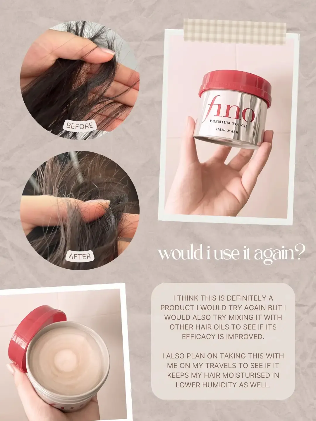 ماسک مو فینو شیسیدو Fino Hair Mask