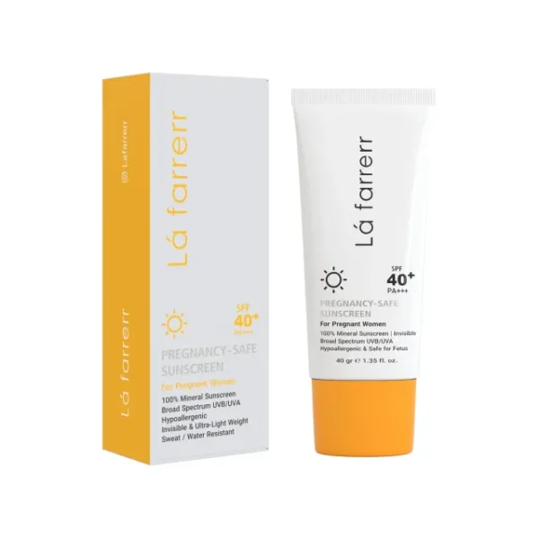 کرم ضد آفتاب بارداری SPF40 لافارر حجم 40 میلی لیتر - بی رنگ