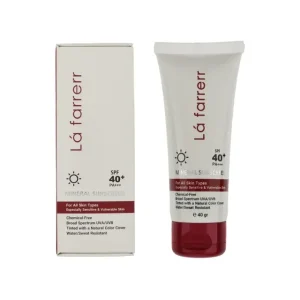 کرم ضد آفتاب مینرال SPF40 لافارر حجم 40 میلی لیتر - رنگی
