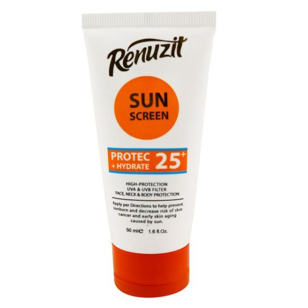 کرم ضد آفتاب رینوزیت مدل SPF 25 حجم 50 میلی لیتر - بی رنگ