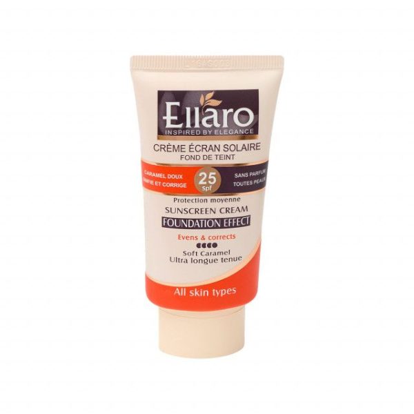 کرم ضد آفتاب الارو سری Foundation Effect SPF 25 حجم 40 میلی لیتر - کاراملی