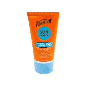 کرم ضد آفتاب رنگی رینوزیت مدل SPF 90 حجم 50 میلی لیتر - بژ روشن