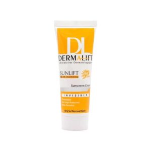 کرم ضد آفتاب SPF50 درمالیفت مناسب پوست های خشک و معمولی حجم 40 میلی لیتر - بی رنگ