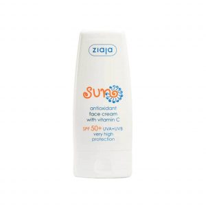 کرم ضد آفتاب آنتی اکسیدان بی رنگ SPF 50 زیاجا حجم 50 میلی لیتر