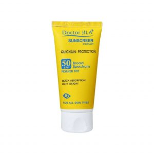 کرم ضد آفتاب دکتر ژیلا کوئیک سان پروتکشن SPF 50 مناسب انواع پوست وزن 50 گرم - رنگ طبیعی