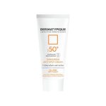 کرم ضد آفتاب روشن کننده و ضد لک درماتیپیک SPF50 مناسب پوست های کدر و مستعد لک حجم 40 میلی لیتر - بی رنگ