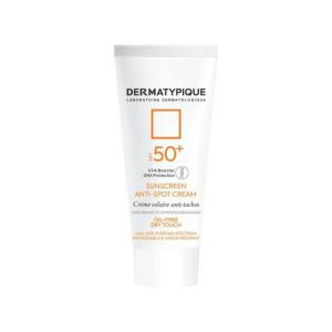 کرم ضد آفتاب روشن کننده و ضد لک درماتیپیک SPF50 مناسب پوست های کدر و مستعد لک حجم 40 میلی لیتر - بی رنگ