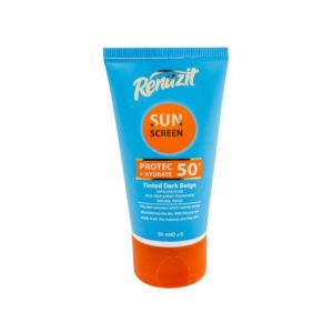 کرم ضد آفتاب رنگی رینوزیت مدل SPF 50 حجم 50 میلی لیتر - بژ تیره