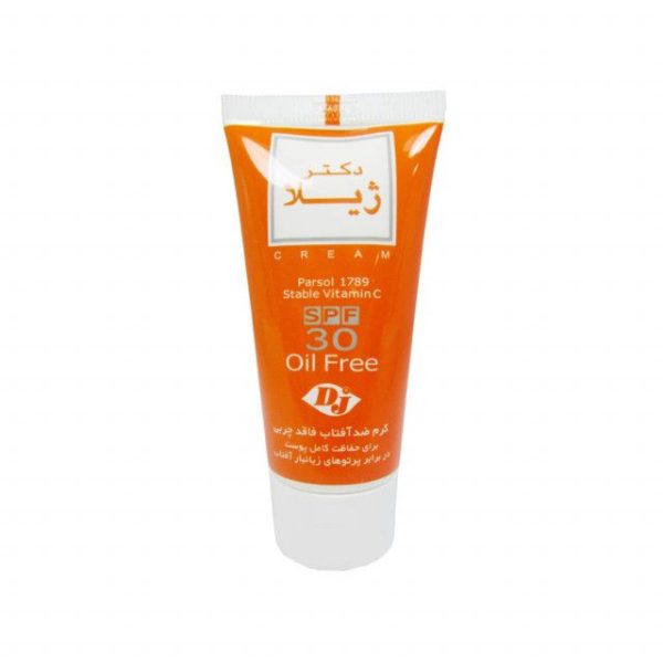 کرم ضد آفتاب فاقد چربی دکتر ژیلا SPF 30 مناسب پوست های چرب و مختلط وزن 30 گرم - رنگی