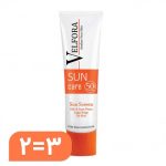 کرم ضد آفتاب ولفرا مدل Oily & Acne prone SPF 50 وزن 40 گرم - بژ روشن مجموعه 3 عددی شامل یک کرم رایگان