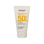 کرم ضد آفتاب SPF 50 ویتالیر مدل ویتامین C حجم 40 میلی لیتر - بی رنگ
