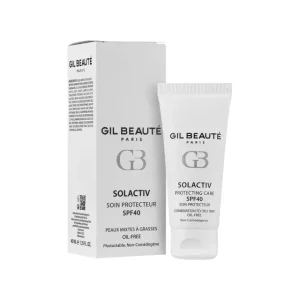 کرم ضد آفتاب SPF40 ژیل بوته مدل سل اکتیو مناسب پوست مختلط تا چرب