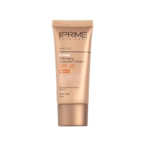 کرم ضد آفتاب جوان کننده پرایم مدل Matex Colorless SPF 50 حجم 40 میلی لیتر - بی رنگ