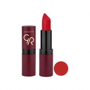 رژ لب جامد گلدن رز مدل Velvet Matte شماره 18