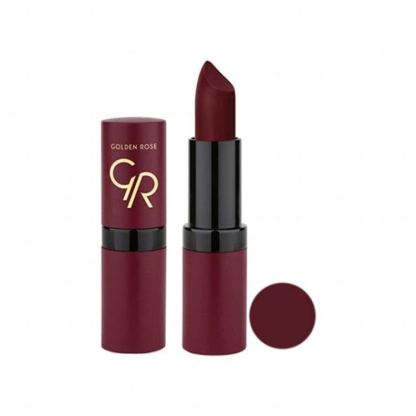 رژ لب جامد گلدن رز مدل Velvet Matte شماره 23