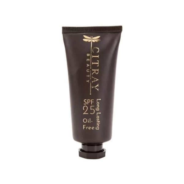 کرم پودر فاقد چربی SPF 25 سیترای مدل Long lasting حجم 40 میلی لیتر - بژ طبیعی