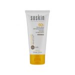 کرم ضد آفتاب SPF 50 ساسکین مناسب انواع پوست حجم 50 میلی لیتر - بی رنگ
