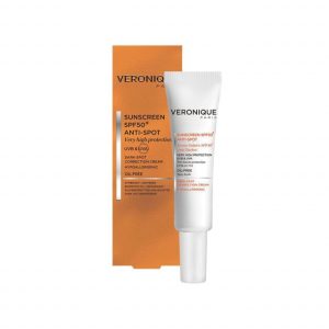 کرم ضد آفتاب و ضد لک فاقد چربی ورونیک SPF50 حجم 40 میلی لیتر