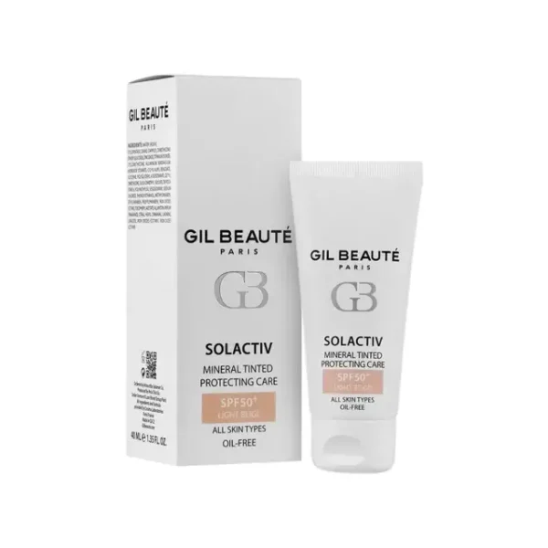 کرم ضد آفتاب مینرال SPF50 ژیل بوته مدل سل اکتیو - بژ روشن