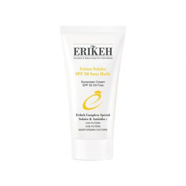 کرم ضد آفتاب فاقد چربی اریکه SPF 50 مناسب پوست های چرب و مستعد جوش حجم 50 میلی لیتر - بی رنگ