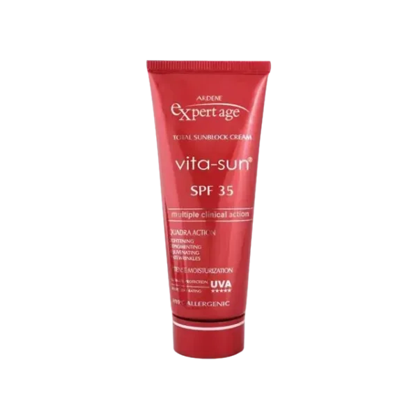 کرم ضد آفتاب آردن اکسپرت ایج مدل Vita-Sun SPF 35 مناسب پوست معمولی حجم 45 میلی لیتر - بی رنگ