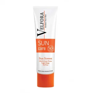 کرم ضد آفتاب ولفرا مدل Oily & Acne prone SPF 50 وزن 40 گرم - بژ روشن