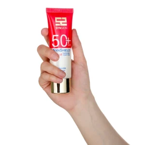 ژل کرم ضد آفتاب SPF 50 ساین اسکین مدل ساین شیلد حجم 50 میلی لیتر - بی رنگ